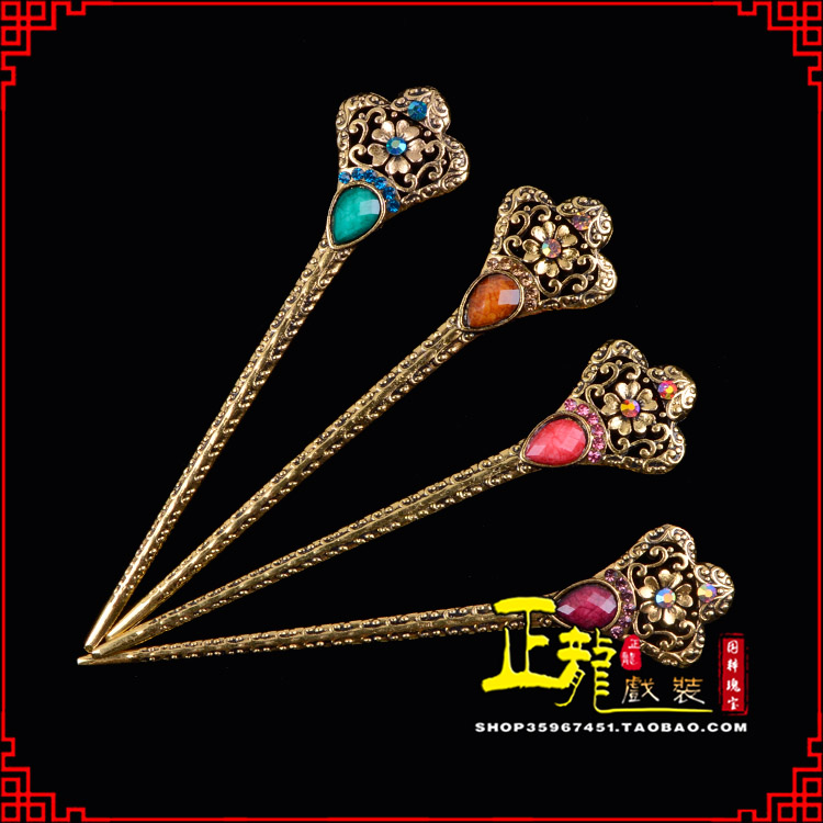 昌图头饰老旦青衣员外夫人簪子 老旦发簪