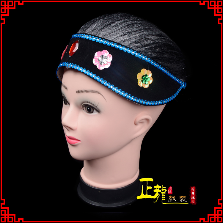 昌图老旦媒婆穷老太婆假发套 老旦头套