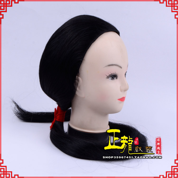 昌图古装影视演出头套花旦假发 真发古装发