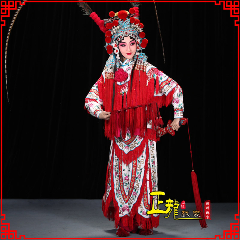 昌图刀马旦改容战父 软绉镶边女改良靠